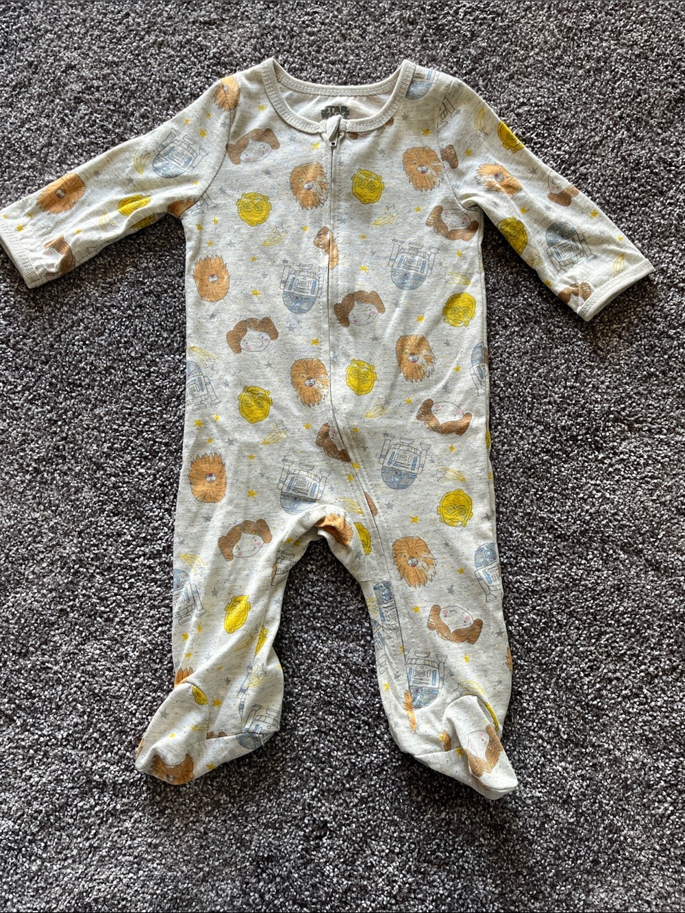 Star Wars One-Piece Footed Pajamas